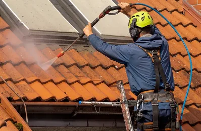 Démoussage et hydrofuge de toiture à Moutier-Rozeille